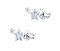 Duo Star Stud Earring STS-6962